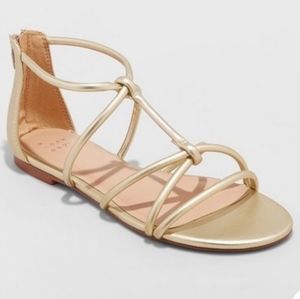 A New Day Samina Gold Sandals